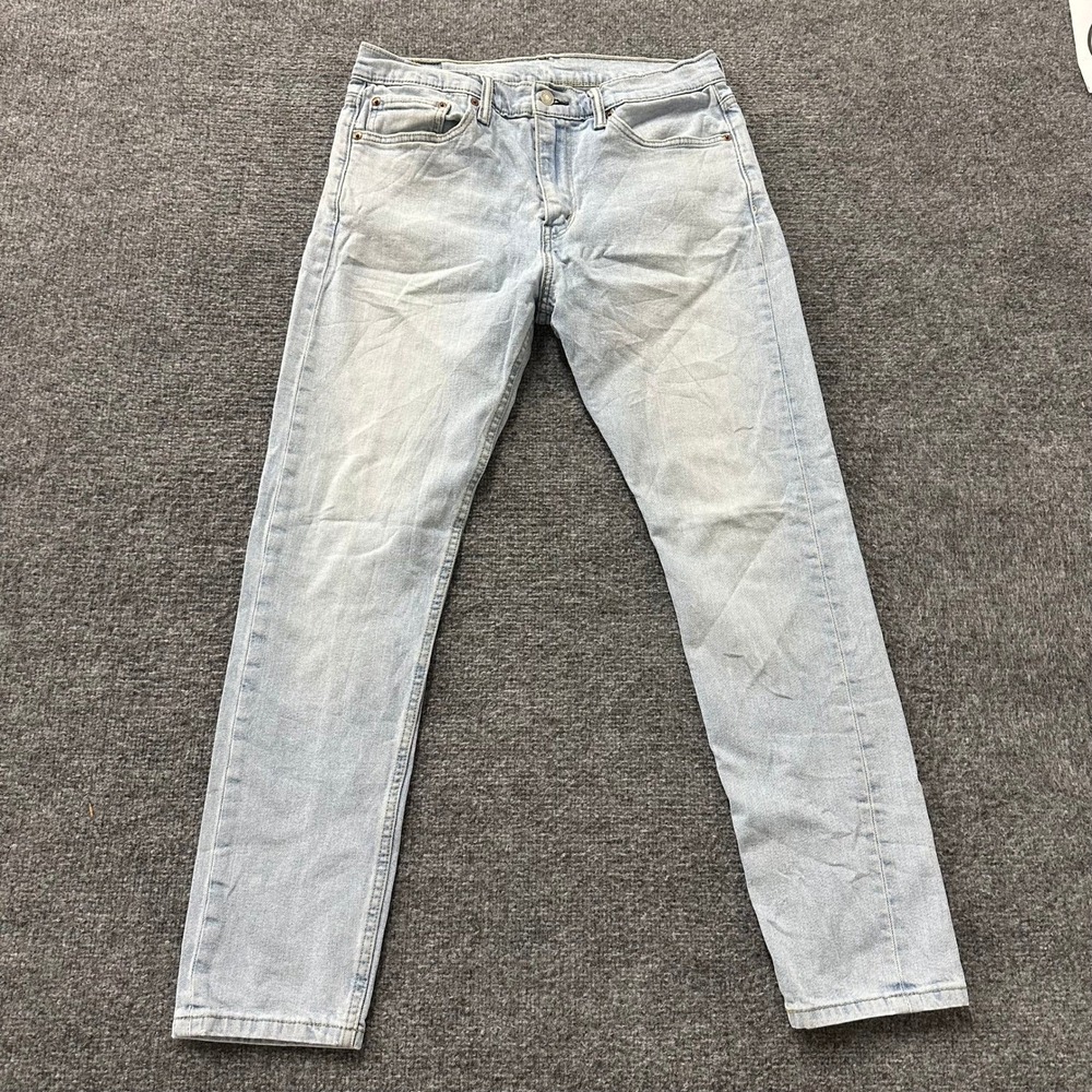 Levi's Jeans Mens Size 32x30 510 Skinny Fit Light Wash Blue Denim Stretch Casual